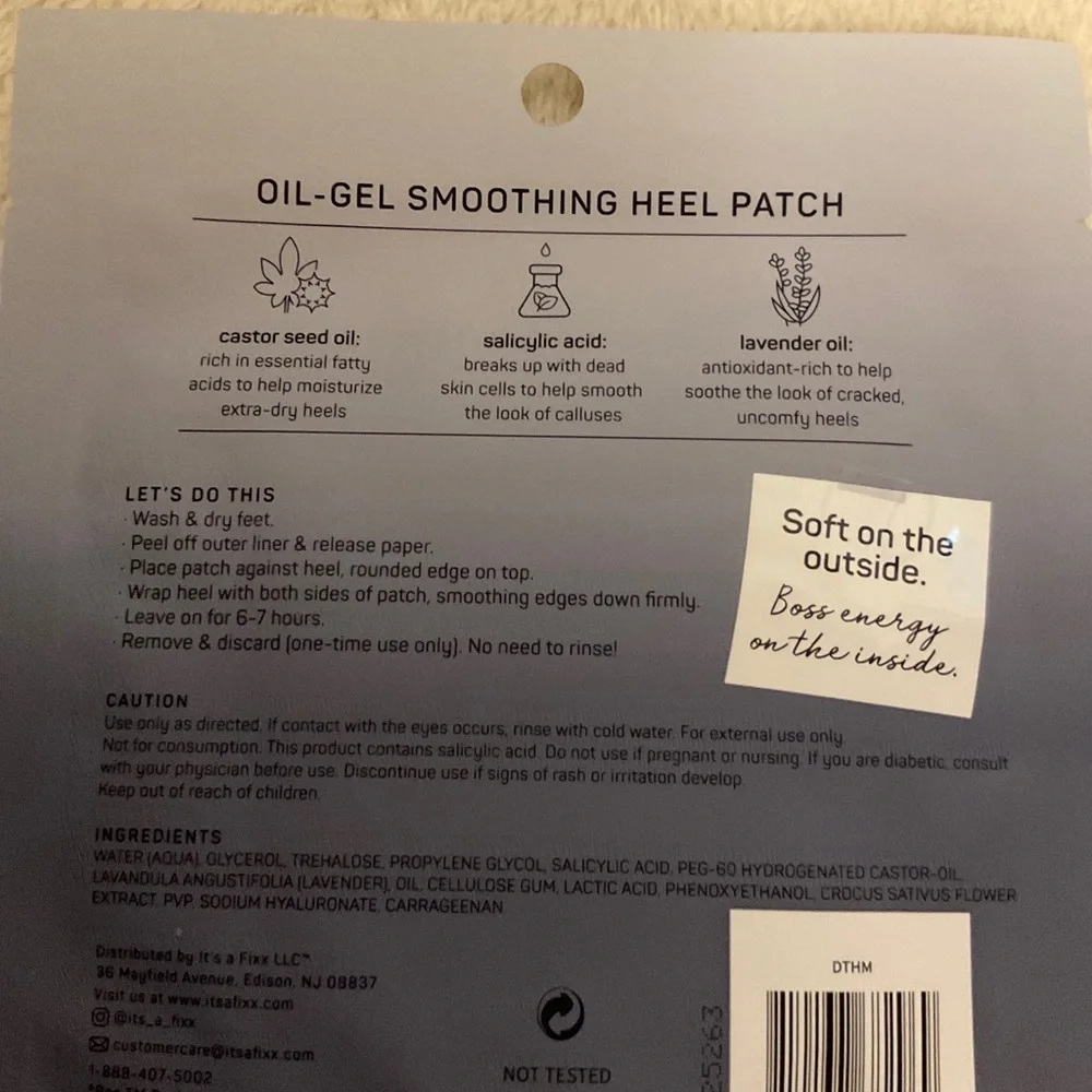 Soft As Heel Oil-Gel Heel Patch - Blue - spa•scentials
